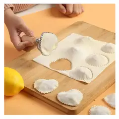 ICHIMATSU - MOLDE CORTADOR CORAZON PARA RAVIOLI ACERO INOXIDABLE