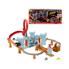 HOT WHEELS - Toy Car Track Set Mario Kart Bowsers Castle