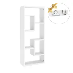 GENERICO - Repisa Librero Melamina Moderna 90x40cm + 1 Repisa Decorativa de Regalo