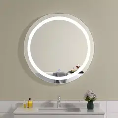 GENERICO - Espejo Circular LED con Sensor Táctil