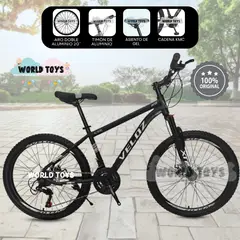 VELOX - Bicicleta Deportiva Aro 24 «TIRE URBAN» Edición Limitada Black