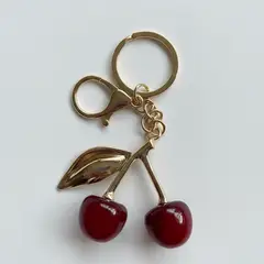 KAST PE - Llavero de Cereza Mini Clasica Couture para Bolso