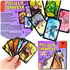 GENERICO - Juego de Cartas "Polilla Tramposa" 72 cartas