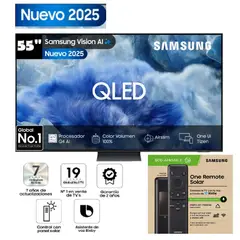 SAMSUNG - Televisor 55 pulgadas QLED 4k Control de voz QN55Q8FAAGXPE
