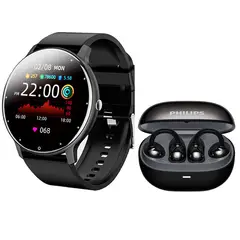 PHILIPS - Audifonos TAT3469 Negro Bluetooth y Fit Pro reloj inteligente B