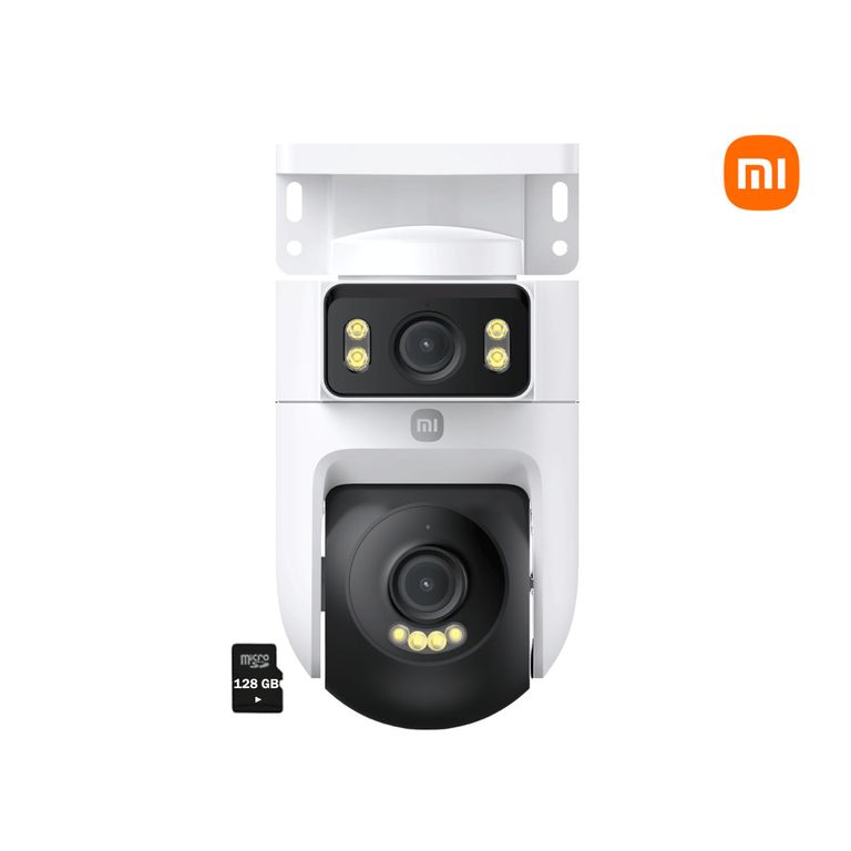 Cámara CW500 DUAL 4MP 2 lentes Detección IA Seguimiento Luz Alarma 128GB