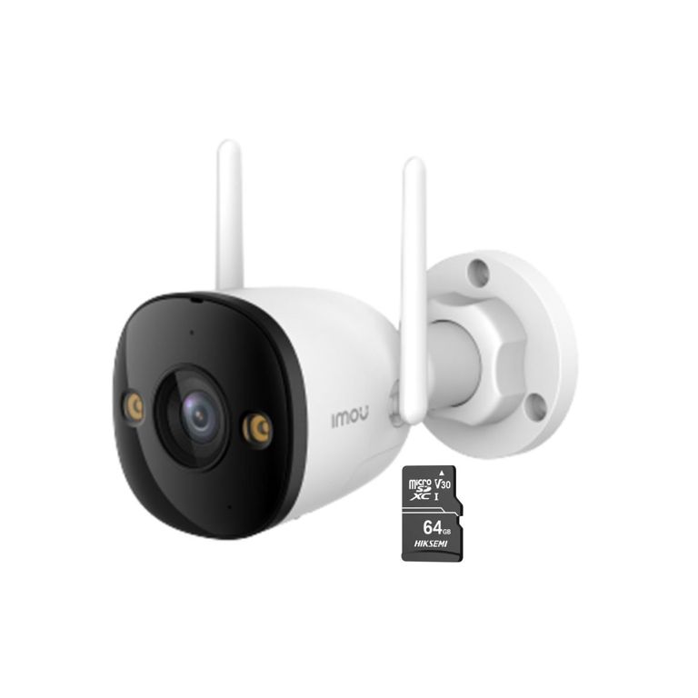 Cámara seguridad para exteriores Bullet 3 3K 5MP + Micro SD 64GB Full Color PT IP67 -