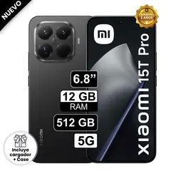 XIAOMI - Celular 15t pro Dual SIM 512GB 12GB RAM Negro