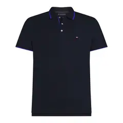 TOMMY HILFIGER - POLO MERCERISED UNDERCOLLAR REG POL TH