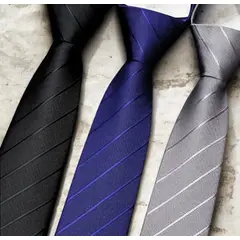 GENERICO - Set 3 CORBATAS NUDO INSTANTANEO