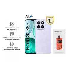 HONOR - X8C MORADO 8RAM 256GB REGISTRADO + PORTABLE WIRELESS SPEAKER
