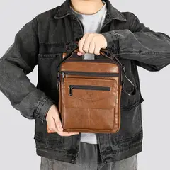 Armuz - Morral de Cuero Vacuno Hombre 6226