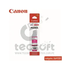 GENERICO - Botella de Tinta Canon PIXMA 190 Magenta