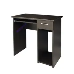 TEMEL - Escritorio para computadora 85 cm Wengue Escritorio PC en melamina