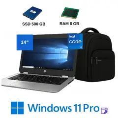 HP - ProBook 640 I5, con 8GB RAM,SSD de 500GB+ Windows 11 PRO + Mochila de Transporte