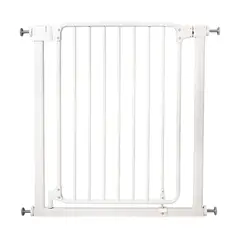 CARESTINO - Reja de seguridad Metálica con Extensión Blanco