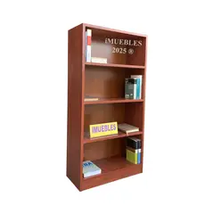 TEMEL - Librero De Melamina Estante De Melamina Cedro -