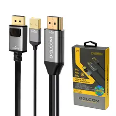 OEM - CABLE HDMI A DISPLAYPORT 4K ACTIVO 2MTS DELCOM DL-HMDMU-02