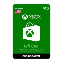 MICROSOFT - Gift Card Xbox Live 10 Código digital