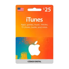 APPLE - Gift Card iTunes 25 Código digital