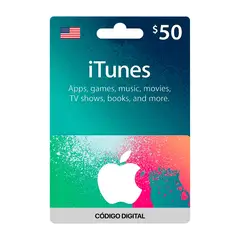 APPLE - Gift Card iTunes 50 Código digital