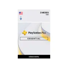 SONY - PlayStation Plus Essential 3 Meses USA Codigo Digital