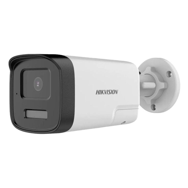 Cámara analógica 2MP hasta 40 metros con audio Bidireccional alarma y luz estrobocópica Policia