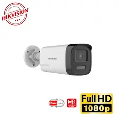 HIKVISION - Cámara Bullet 2MP Audio 2 Vias Smart Hybrid Light IR40m 2.8mm