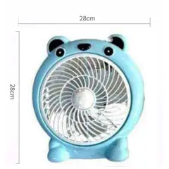 GENERICO - Ventilador kawai Azul Grande