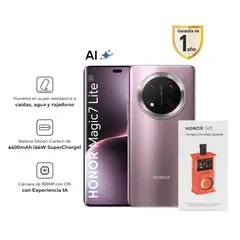 HONOR - MAGIC 7 LITE 5G MORADO 8RAM 256GB REGISTRADO + PORTABLE WIRELESS SPEAKER