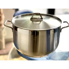 GENERICO - FALEZ NEO GAMA Acero Inoxidable 26 x 16 Olla tapa metálica