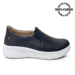VIALE - Zapato Slip On Casual REC-2507 Azul Cuero