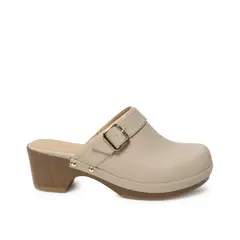 VIALE - Zapato Sueco Casual SOFI-2631 Vainilla Cuero