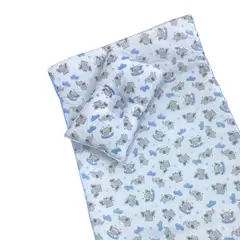 GENERICO - ALMOHADA COJIN ANTIREFLUJO BEBE CON FORRO Y ALMOHADA 61x45x10CM NIÑO