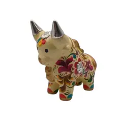 GENERICO - Torito de Pucará con plata