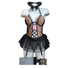 GENERICO - DISFRAZ DE TIGRESA LENCERIA SEXY