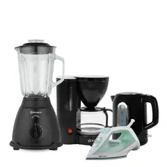 IMACO - Cuatricombo Licuadora + Cafetera + Plancha + Hervidor