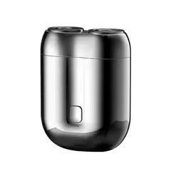 GENERICO - Afeitadora Eléctrica Recargable de Doble Filo Ideal para Viajes y Uso Diario