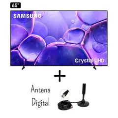 SAMSUNG - Televisor 65 Pulgadas Crystal UHD 4K TizenOS UN65U8000FGXPE + Antena Digital ( Modelo 2025)