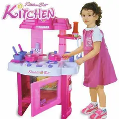 GENERICO - Cocina Musical KITCHEN SET con Accesorios-GENERICO