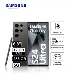 SAMSUNG - Galaxy S24 Ultra 5g 256gb 12GB Titanium Black