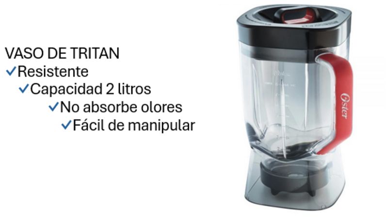 KIT VASO DE TRITAN 2 LITROS