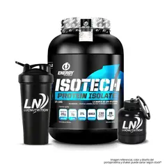 ENERGY NUTRITION - Isotech Proteina Isolatada 1 kg - Vainilla + Shaker + Portaproteina