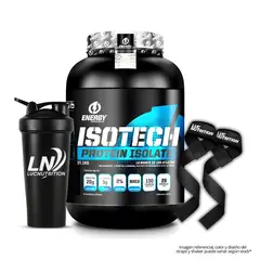 ENERGY NUTRITION - Isotech Proteina Isolatada 1 kg - Vainilla + Shaker + Straps