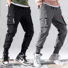 42AROZINA - Jogger Cargo Multibolsillos Pantalones Casuales Para Hombre