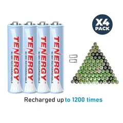 IMPORTA - 4 pilas recargables AAA tenergy americanas