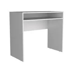 FMFURNITURE - Escritorio 1 Repisa 89,2x77x42,3 Cm Fm-053B Blanco