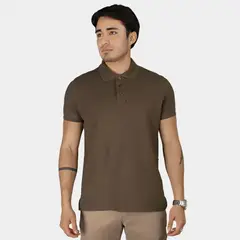 PAPIROS DENIM - Polo Camisero Hombre Piqué Slim Fit Weston