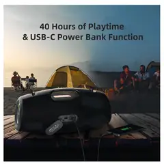 GENERICO - Parlante Zealot S87 Portátil Inalámbrico Color Negro Con Sonido Potente y Claro