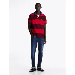 TOMMY HILFIGER - POLO RUGBY STRIPE RELAXED POLO TH